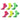 Xtreme Hardloopsokken Dames 3-pack – neon / multicolor