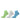 O'Neill Quarter Sokken 3-pack – groen / wit / blauw