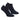 Boru Bamboo Bamboe Sneakersokken Badstof Voetbed, 2-pack – marine