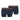 HEAD Basic Boxershorts Heren 2-pack – blauw / oranje