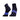 UphillSport Athleisure Bamboe Quarter Sportsokken – marine / blauw