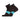 UphillSport Athleisure Bamboe Quarter Sportsokken – zwart / blauw