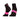 UphillSport Athleisure Bamboe Quarter Sportsokken – zwart / roze