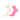 MarcMarcs Bercine Korte Sokken Dames 2-pack – off-wit fuchsia
