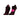 UphillSport Quick Dry Lage Hardloopsokken – zwart / roze