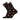 UphillSport Rainbow Hearts Merino Sokken – zwart