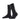 Burlington Marylebone Glitter Merino Sokken Dames – zwart